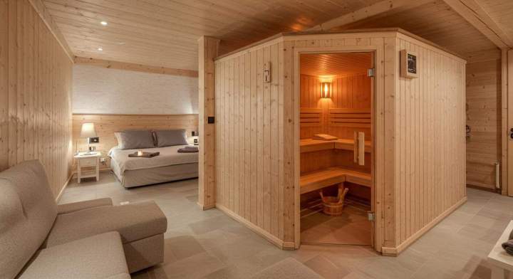 chambre avec sauna